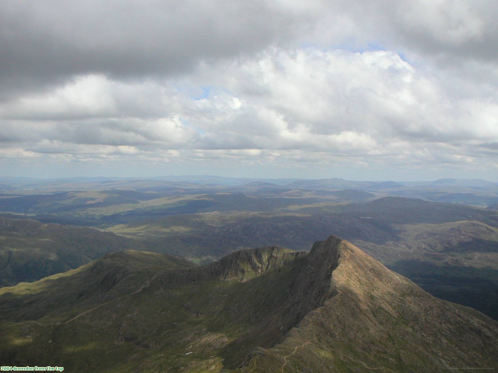 2004 Snowdon from the top