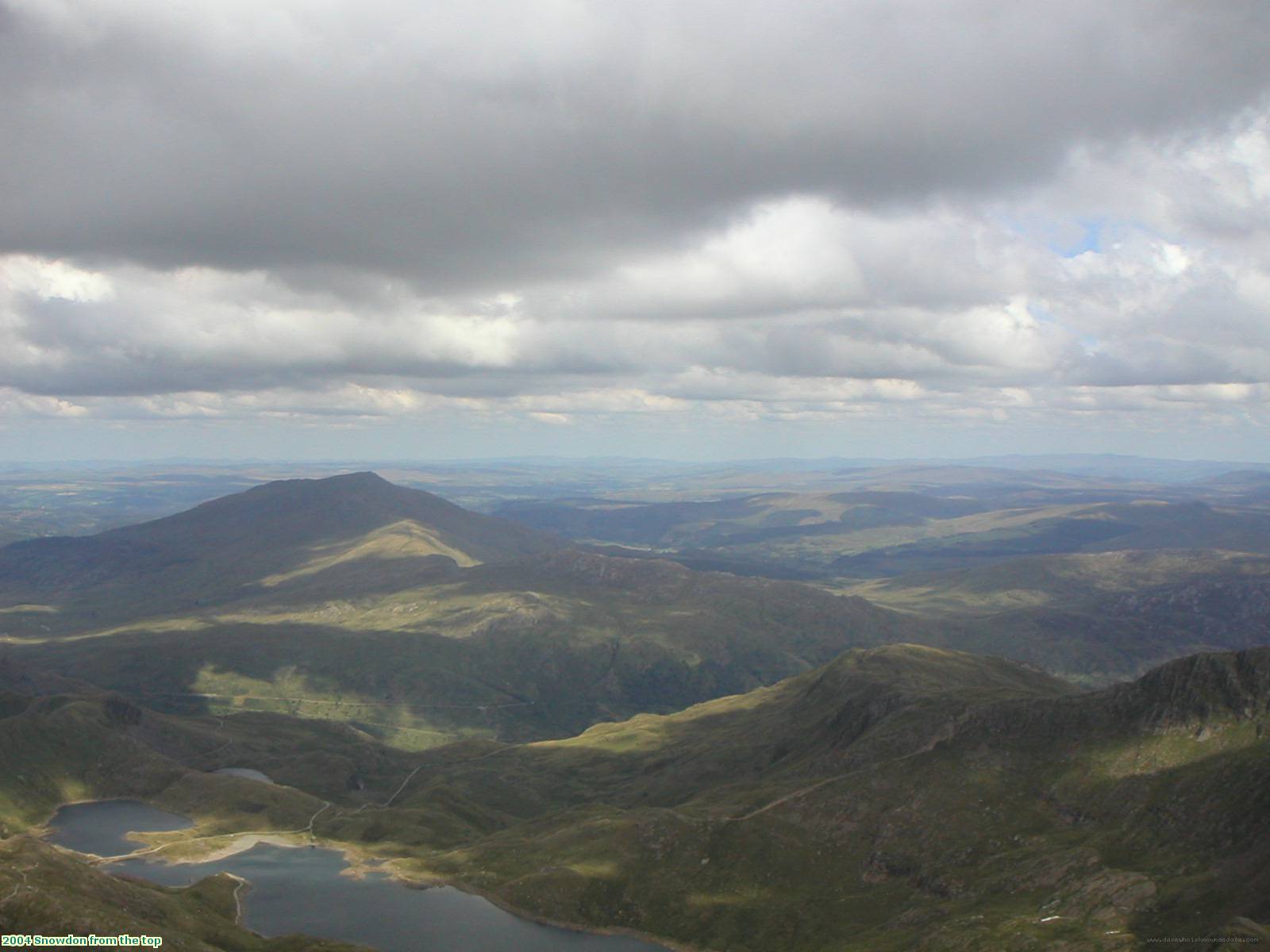 2004 Snowdon from the top