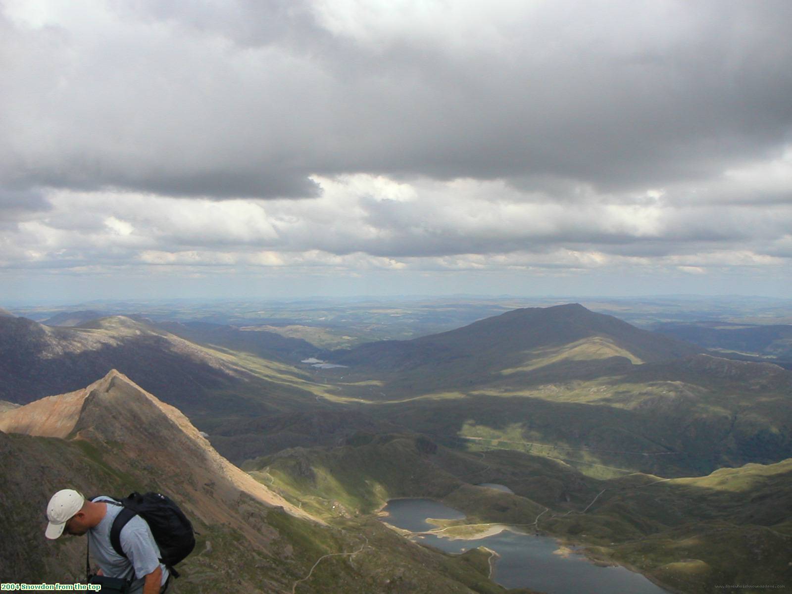 2004 Snowdon from the top