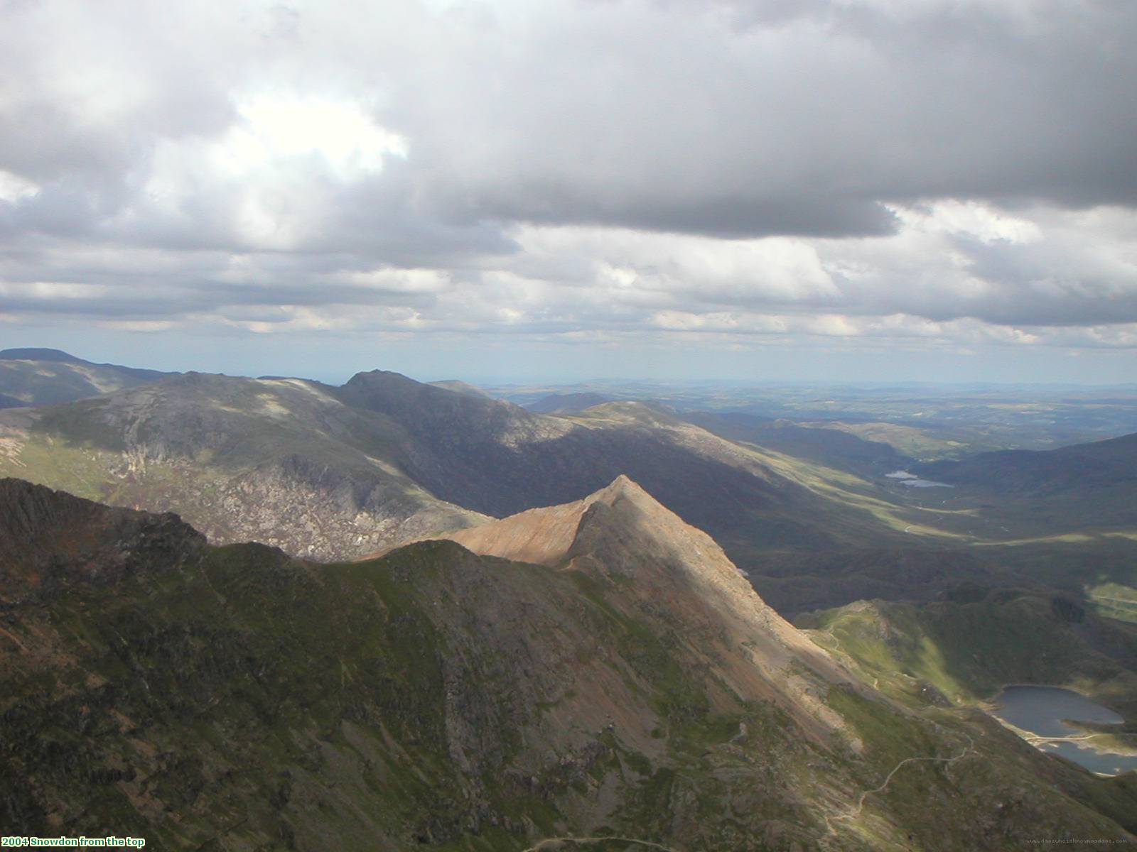 2004 Snowdon from the top