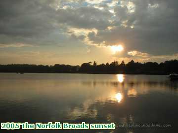  broads 2005 The Norfolk Broads sunset