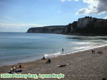  pin 2005 Pinhay bay, Lyme Regis