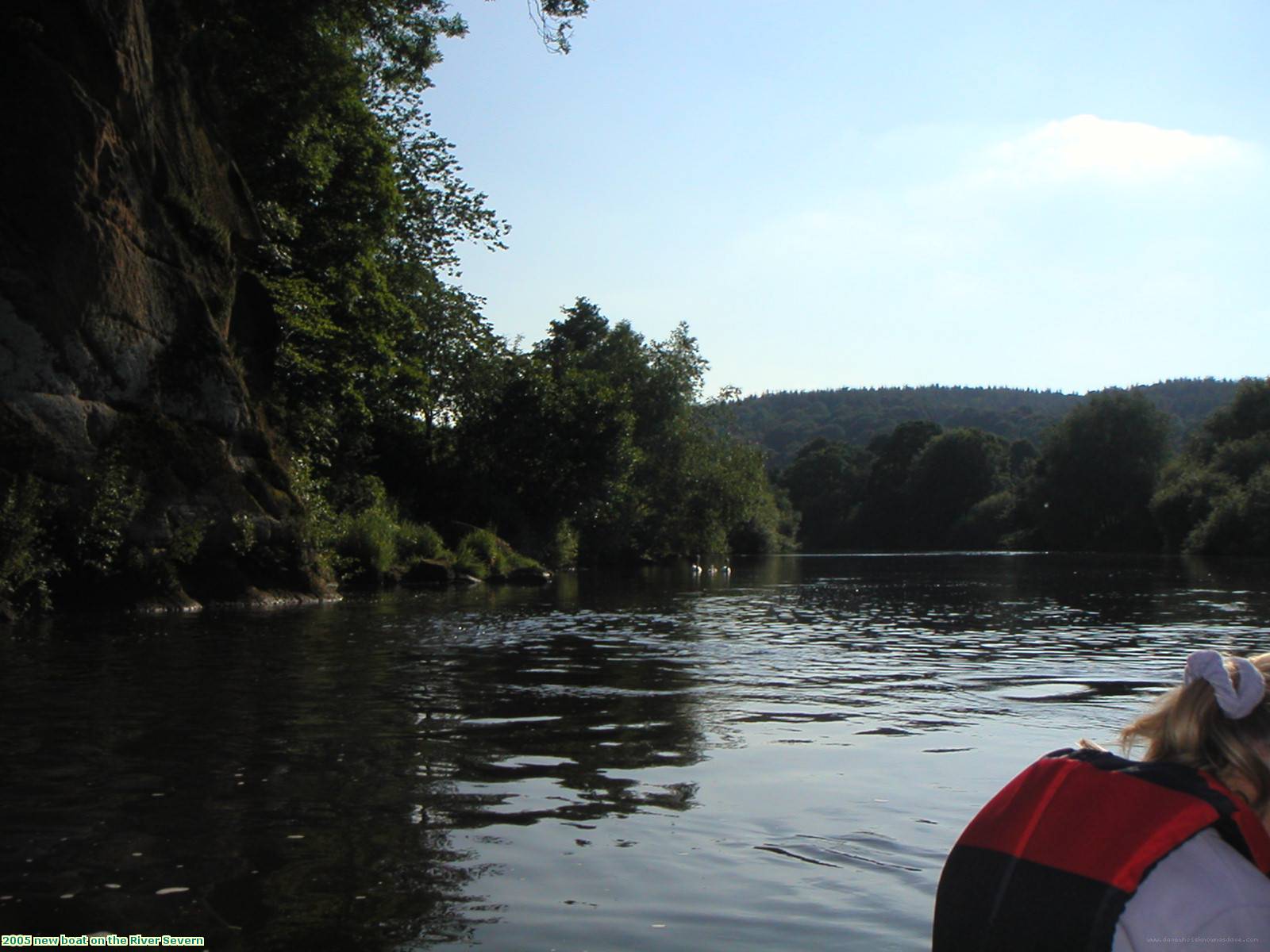 2005 new boat on the River Severn