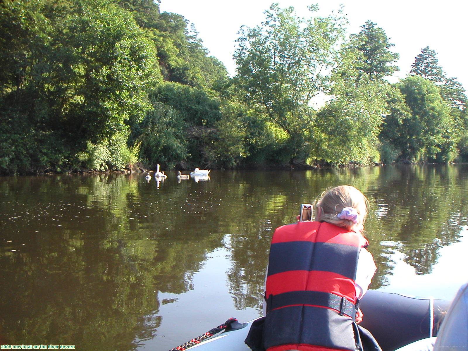 2005 new boat on the River Severn