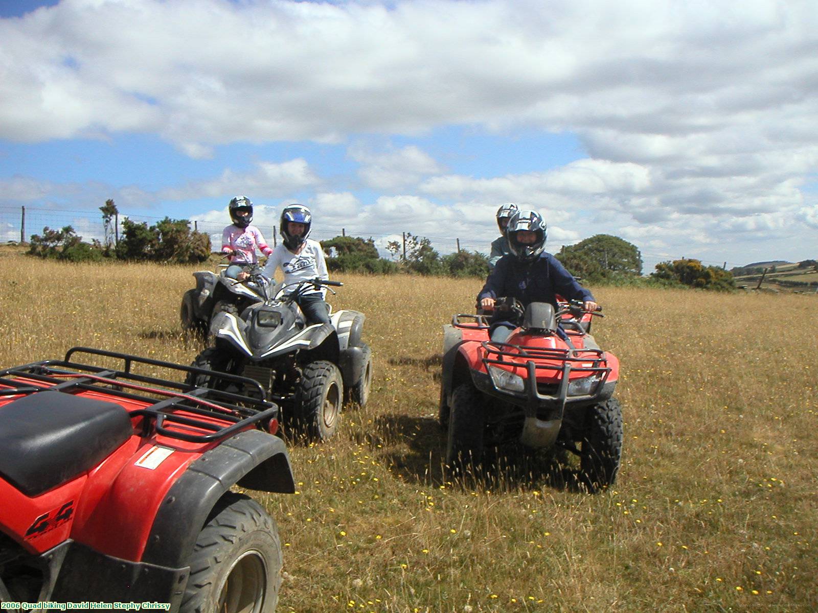 2006 Quad biking David Helen Stephy Chrissy