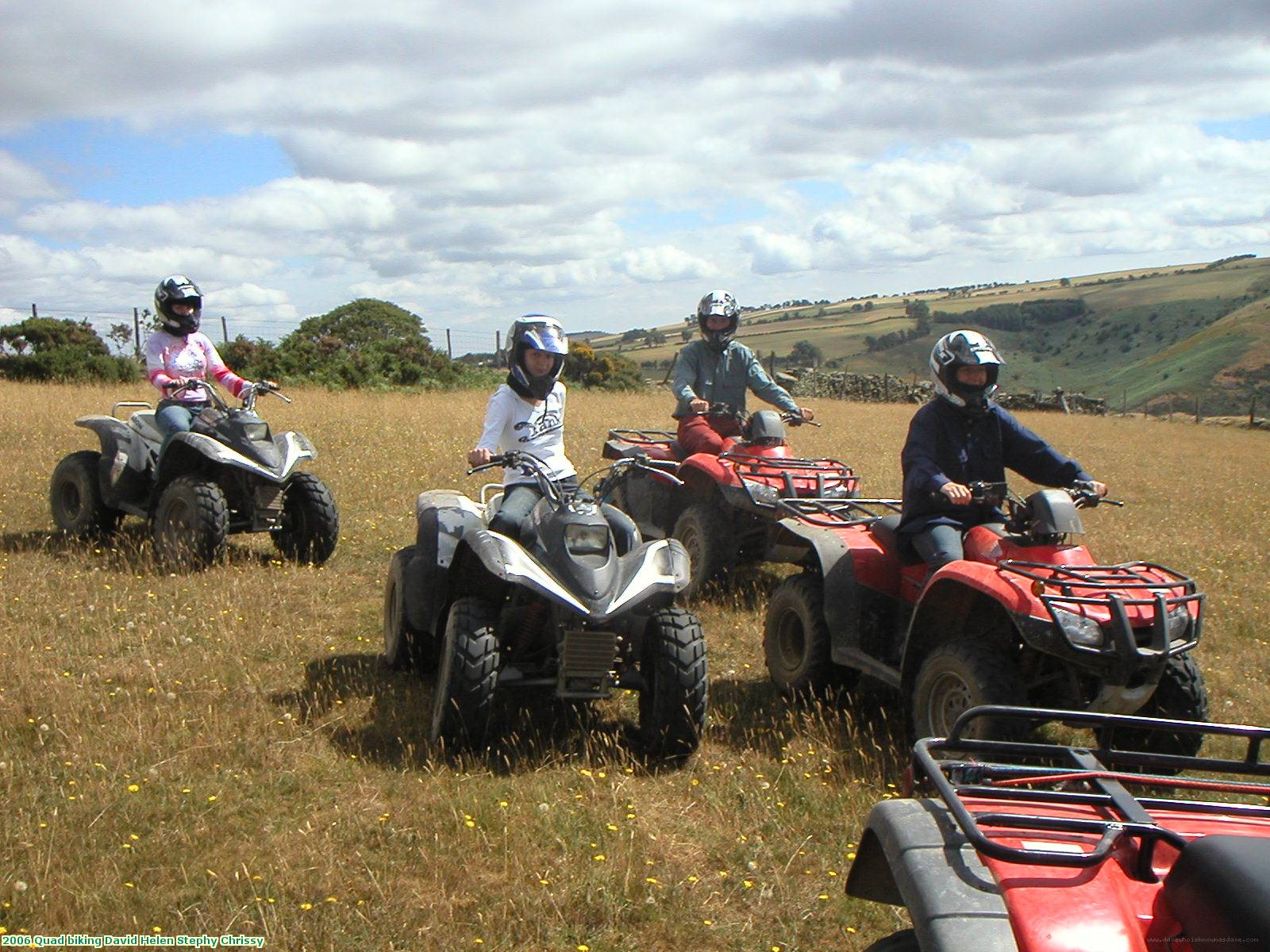 2006 Quad biking David Helen Stephy Chrissy