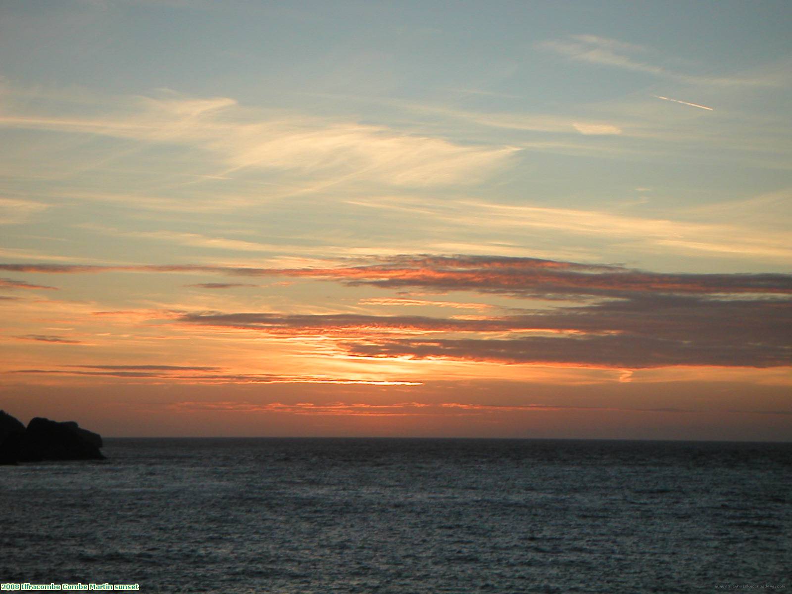 2008 Ilfracombe Combe Martin sunset