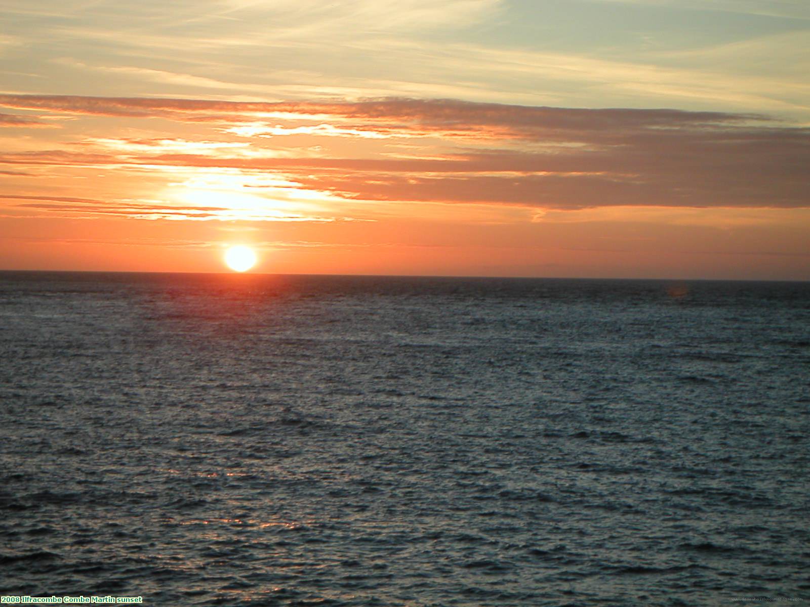 2008 Ilfracombe Combe Martin sunset