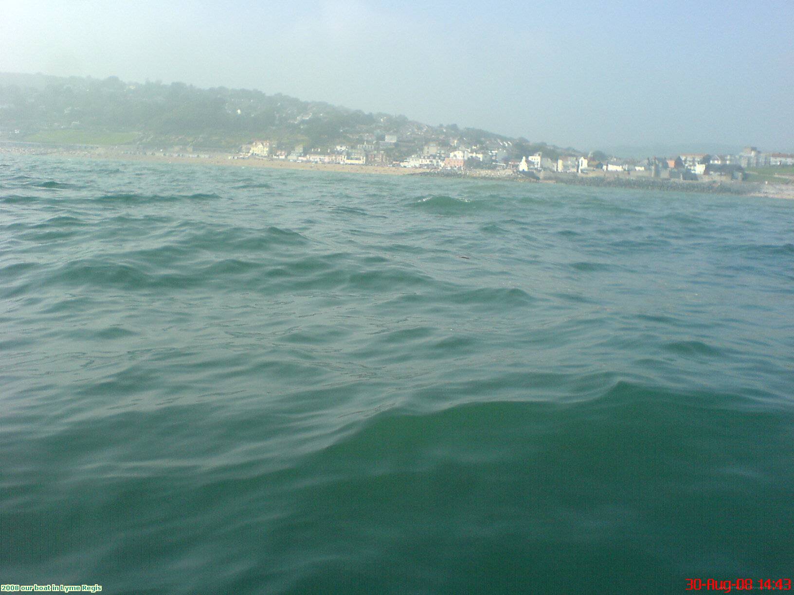 2008 our boat in Lyme Regis