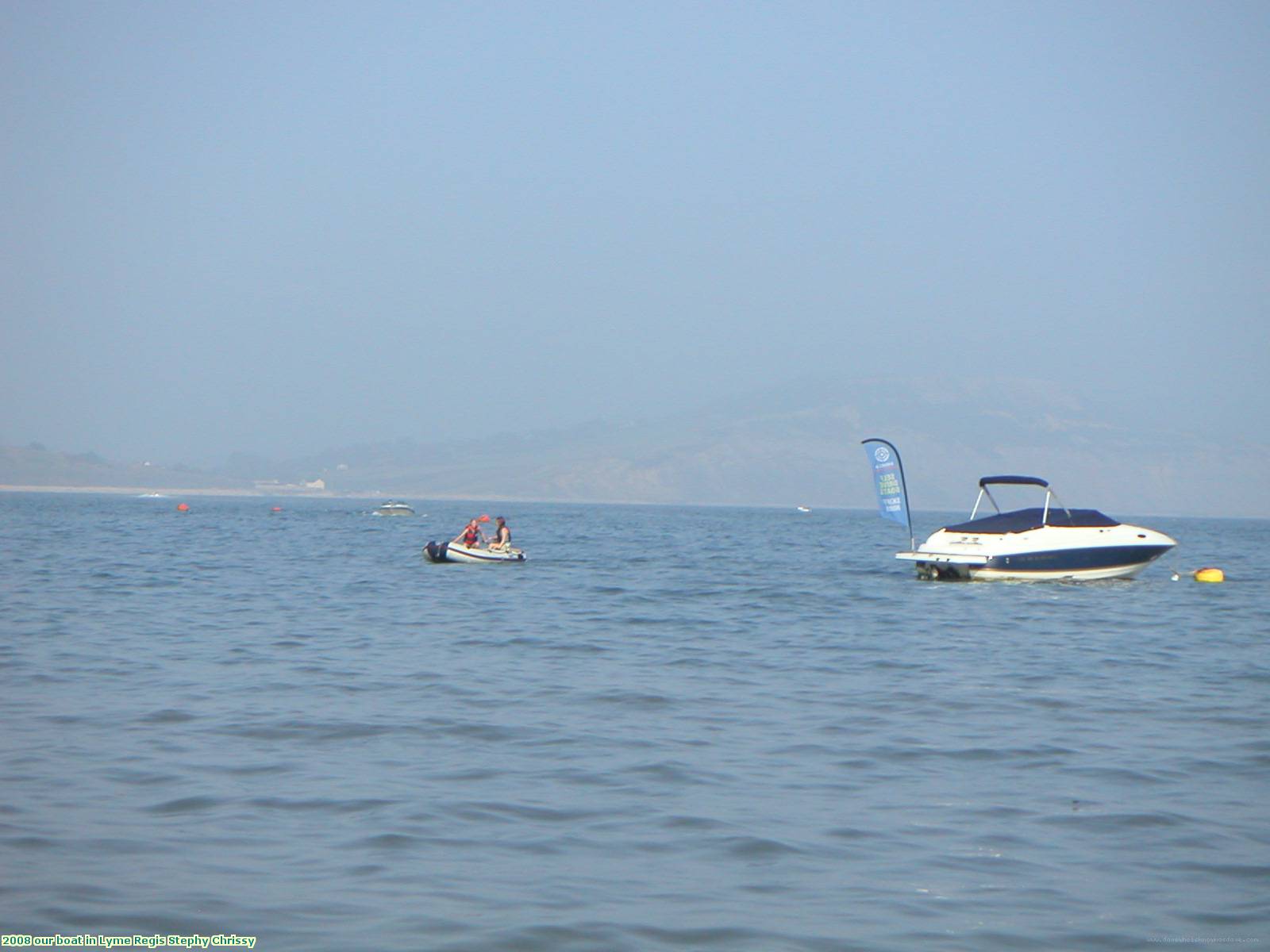 2008 our boat in Lyme Regis Stephy Chrissy