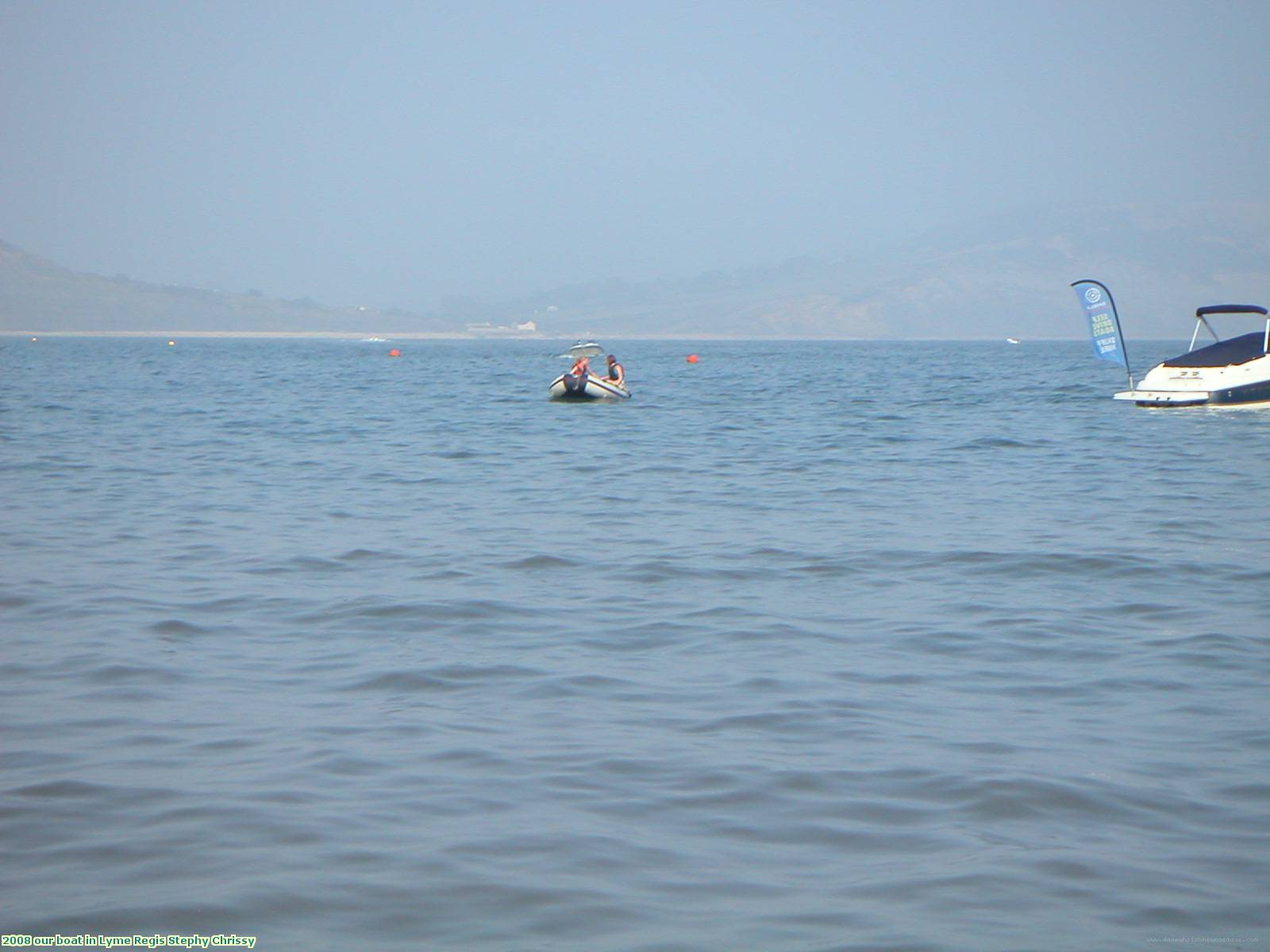 2008 our boat in Lyme Regis Stephy Chrissy