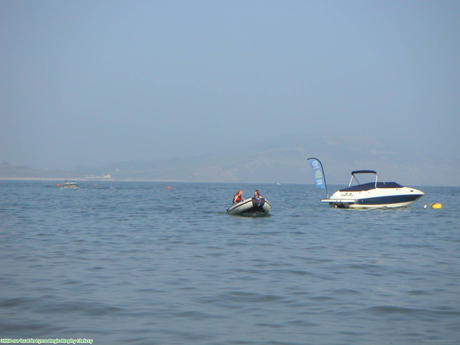 2008 our boat in Lyme Regis Stephy Chrissy