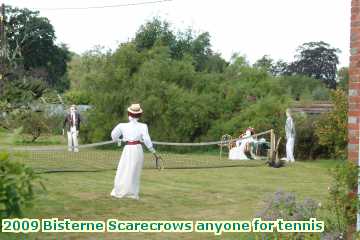  bist 2009 Bisterne Scarecrows anyone for tennis