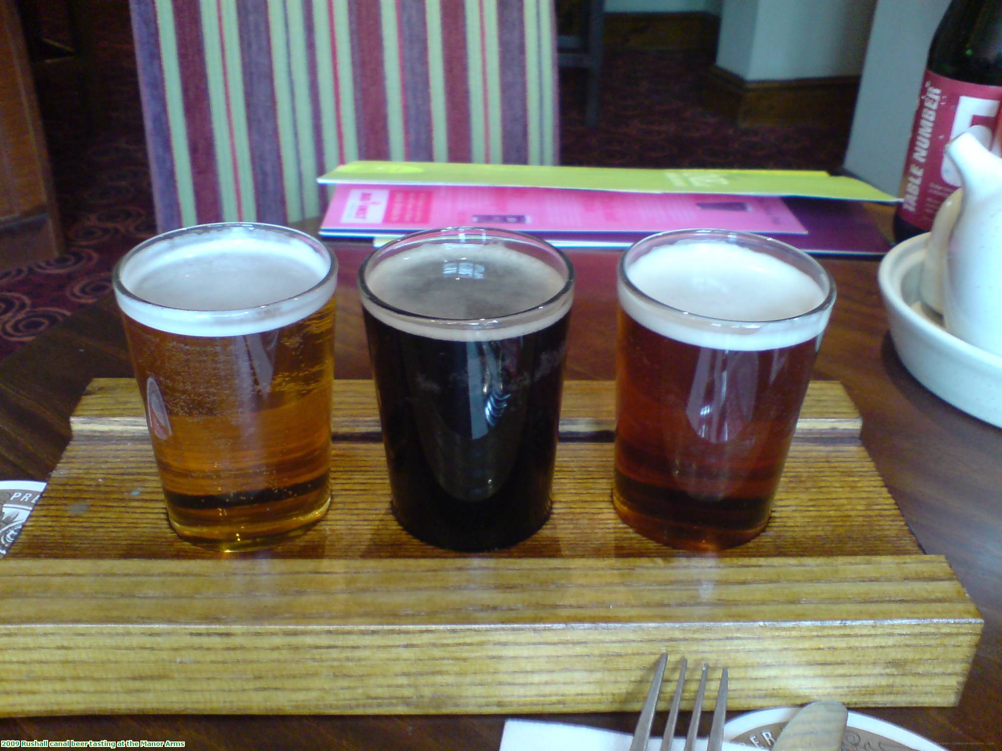 2009 Rushall canal beer tasting at the Manor Arms