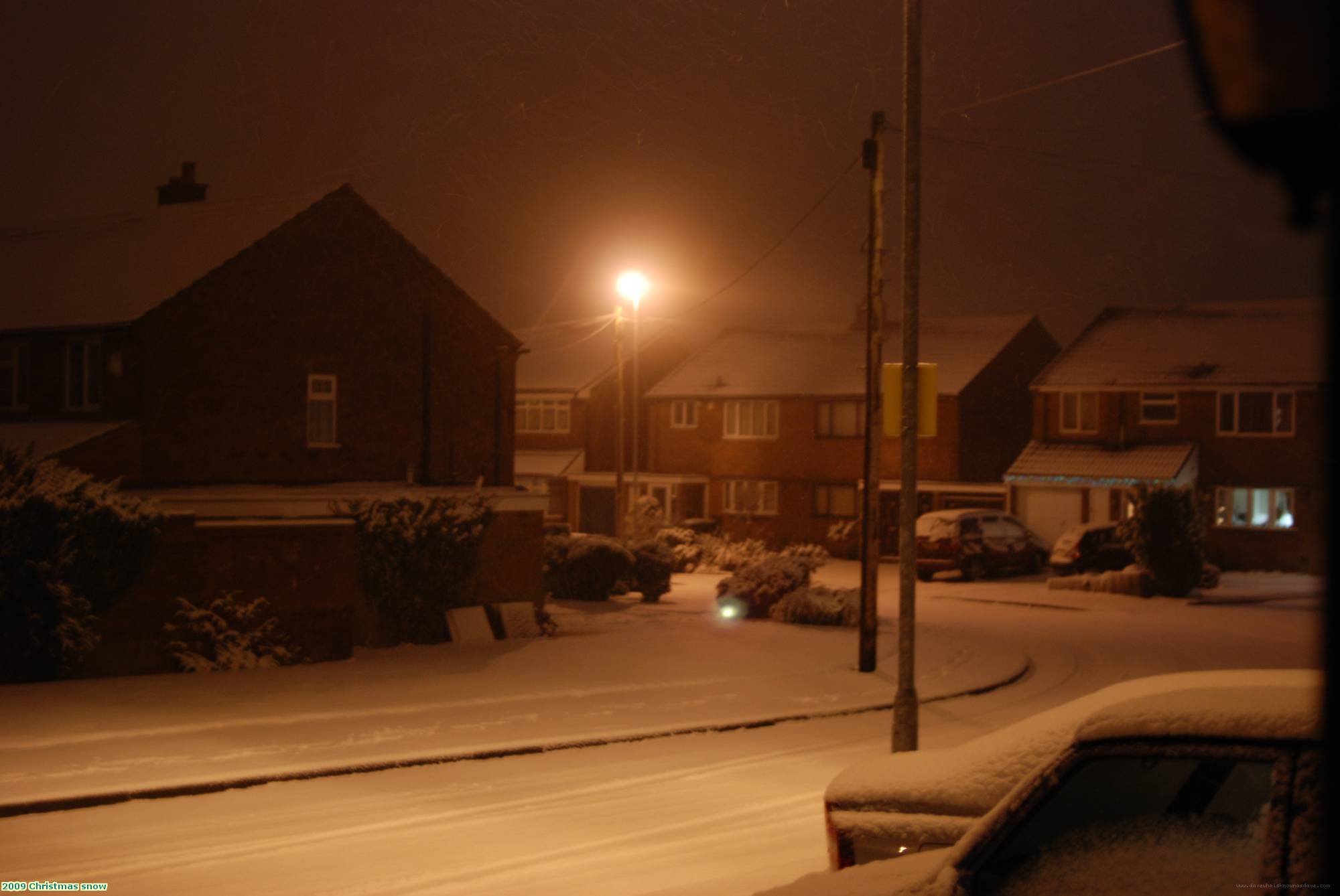 2009 Christmas snow