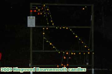  ring 2009 Ringwood Bournemouth candles