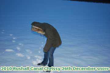  can 2010 Rushall Canal 26th December snow angel