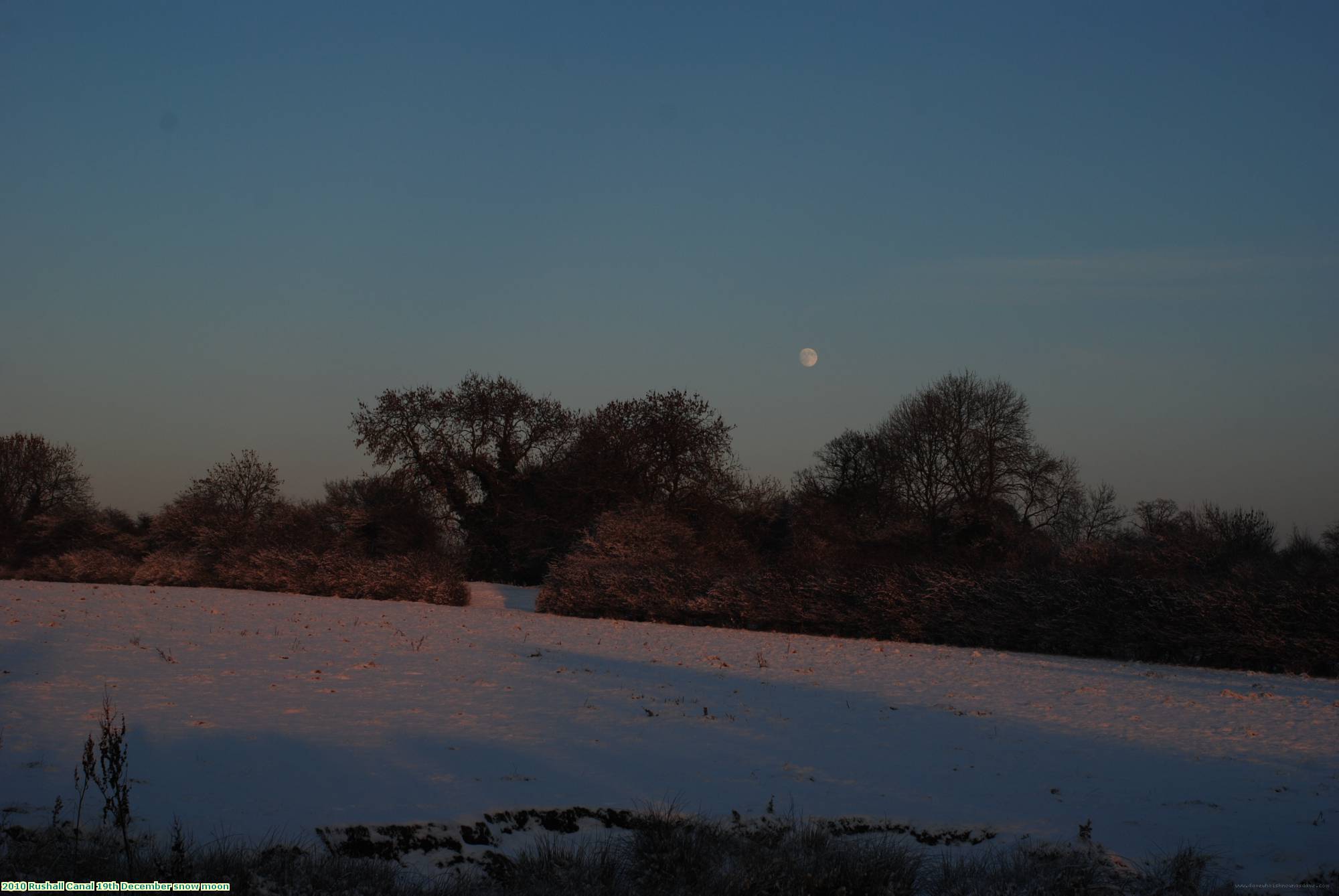 2010 Rushall Canal 19th December snow moon