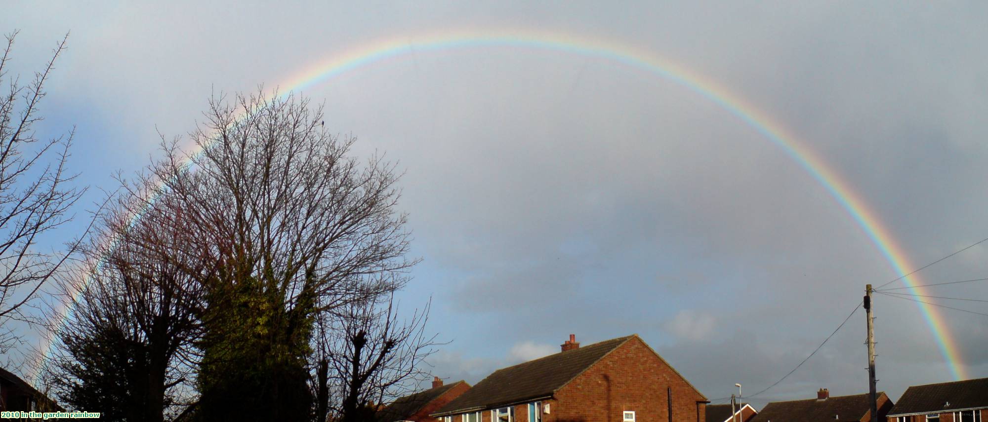 2010 in the garden rainbow