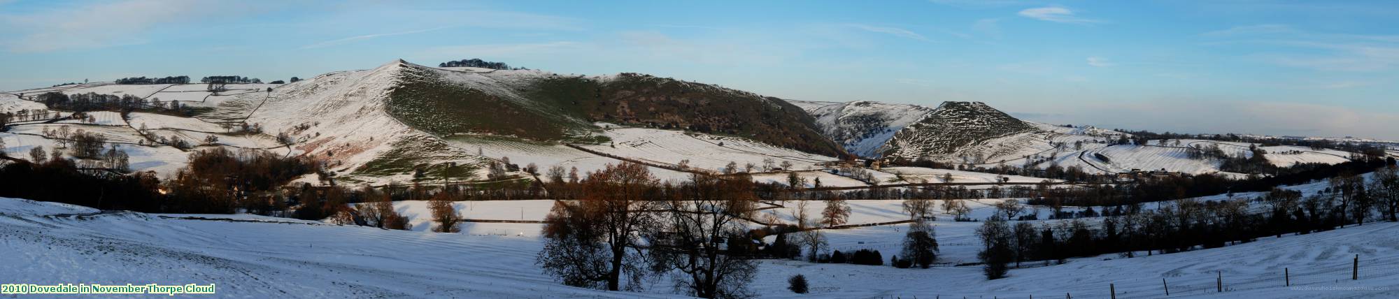 2010 Dovedale in November Thorpe Cloud