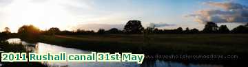  can 2011 Rushall canal 31st May