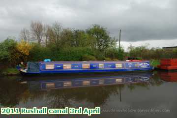  can 2011 Rushall canal 3rd April