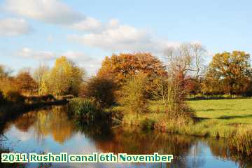  can2 2011 Rushall canal 6th November