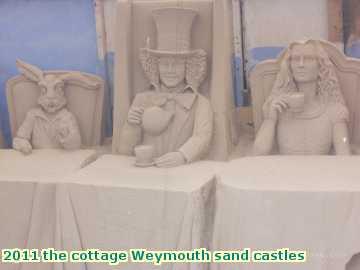  cot 2011 the cottage Weymouth sand castles