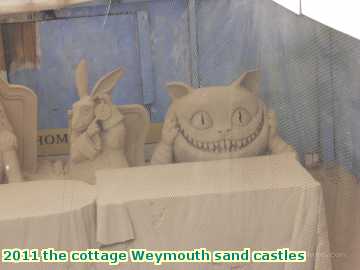  cot 2011 the cottage Weymouth sand castles