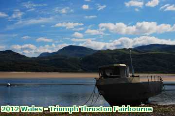  bike 2012 Wales - Triumph Thruxton Fairbourne