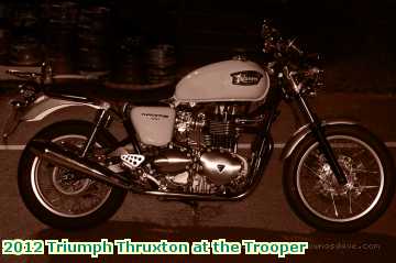  bike 2012 Triumph Thruxton at the Trooper