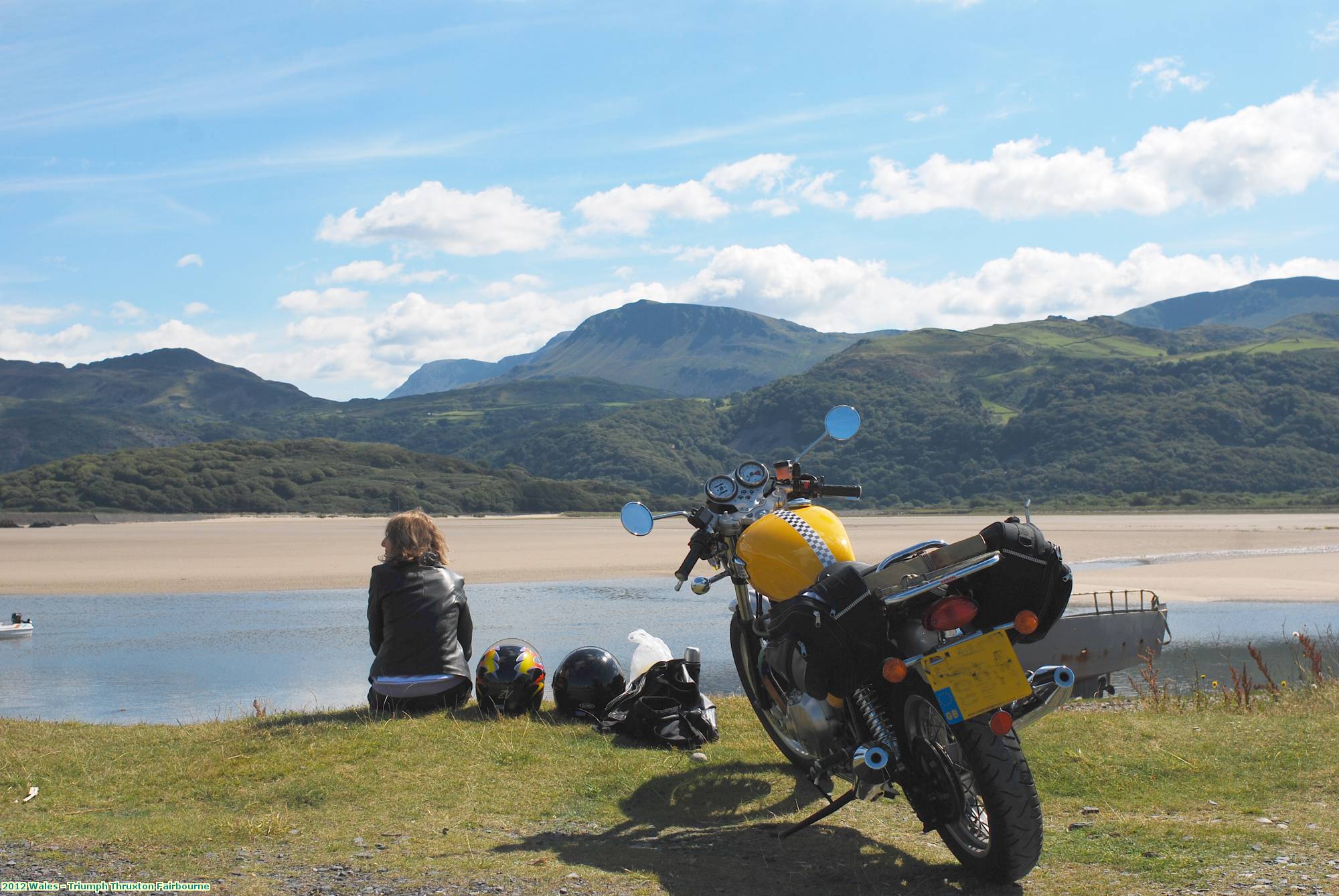 2012 Wales - Triumph Thruxton Fairbourne