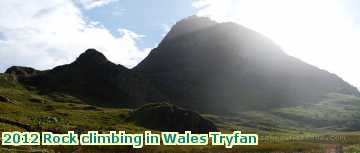  rock 2012 Rock climbing in Wales Tryfan