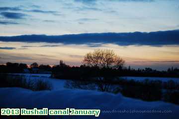  can 2013 Rushall canal January