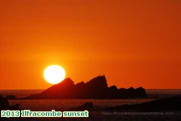  ilf 2013 Ilfracombe sunset