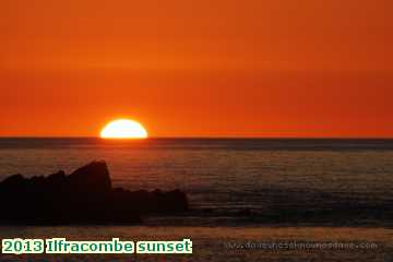  ilf 2013 Ilfracombe sunset