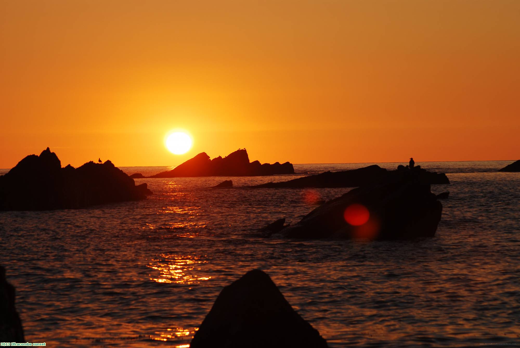 2013 Ilfracombe sunset