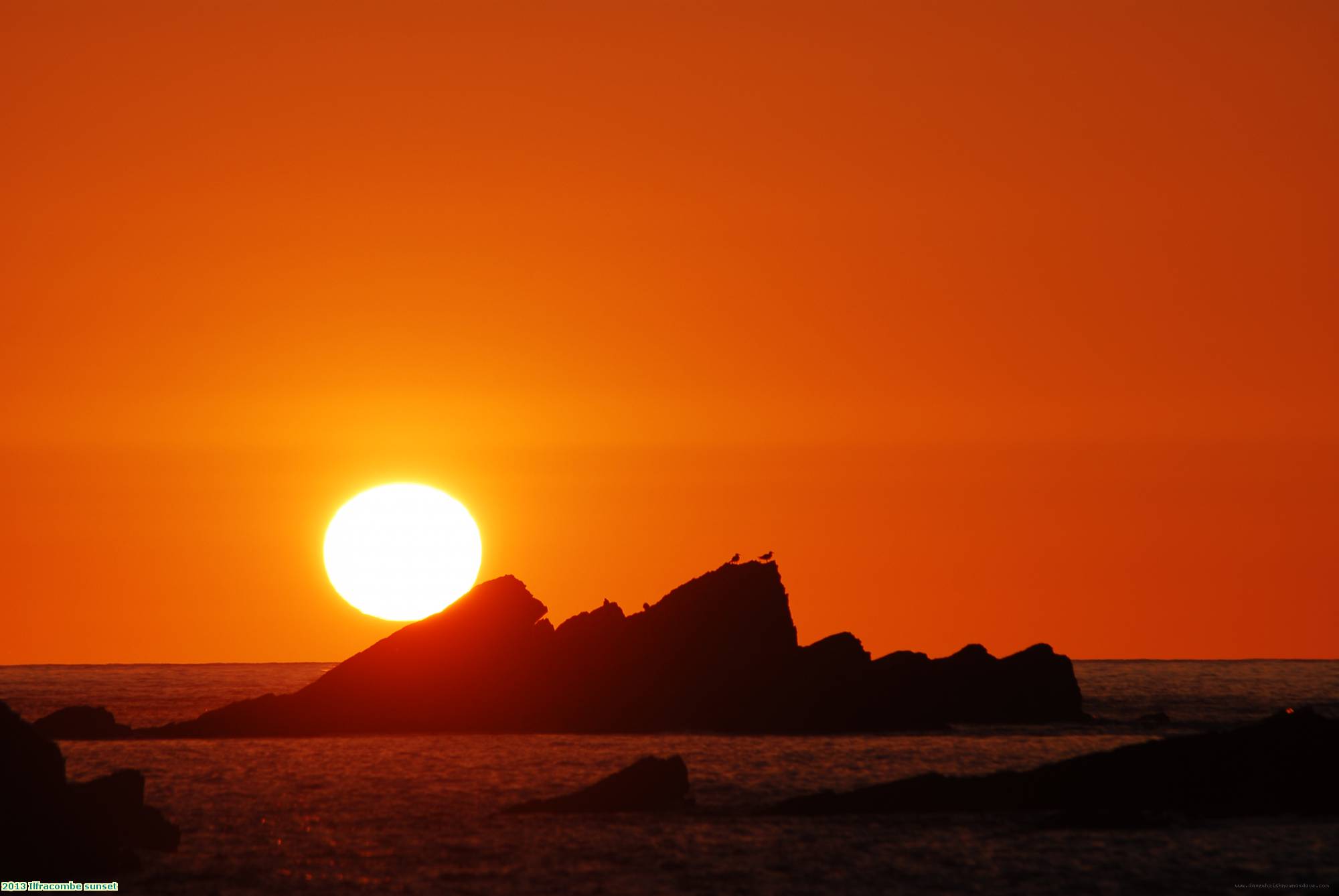 2013 Ilfracombe sunset