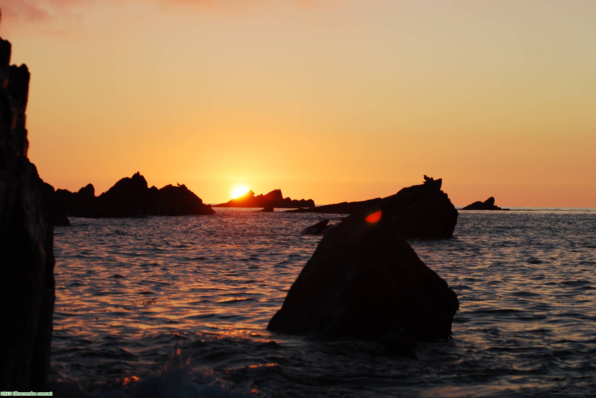 2013 Ilfracombe sunset