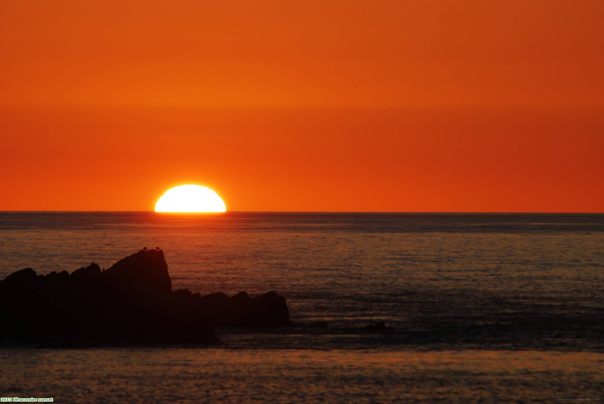 2013 Ilfracombe sunset