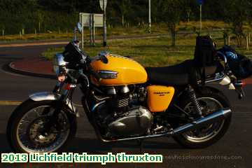  lich 2013 Lichfield triumph thruxton