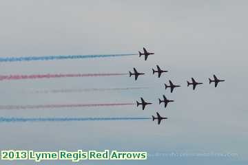  lyme2 2013 Lyme Regis Red Arrows