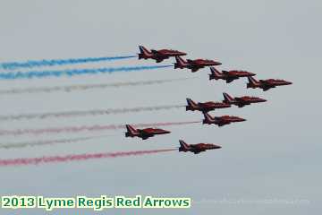  lyme2 2013 Lyme Regis Red Arrows