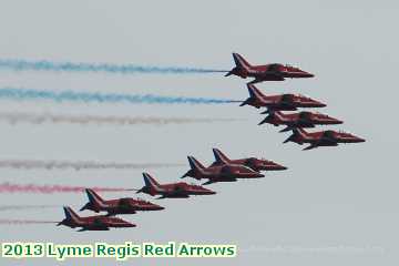  lyme2 2013 Lyme Regis Red Arrows