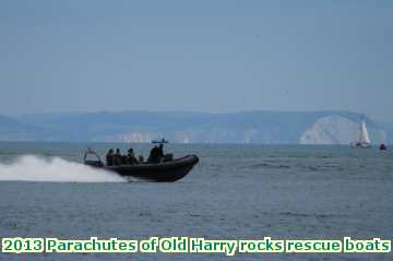  para 2013 Parachutes of Old Harry rocks rescue boats