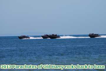  para 2013 Parachutes of Old Harry rocks back to base