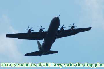  para 2013 Parachutes of Old Harry rocks the drop plane