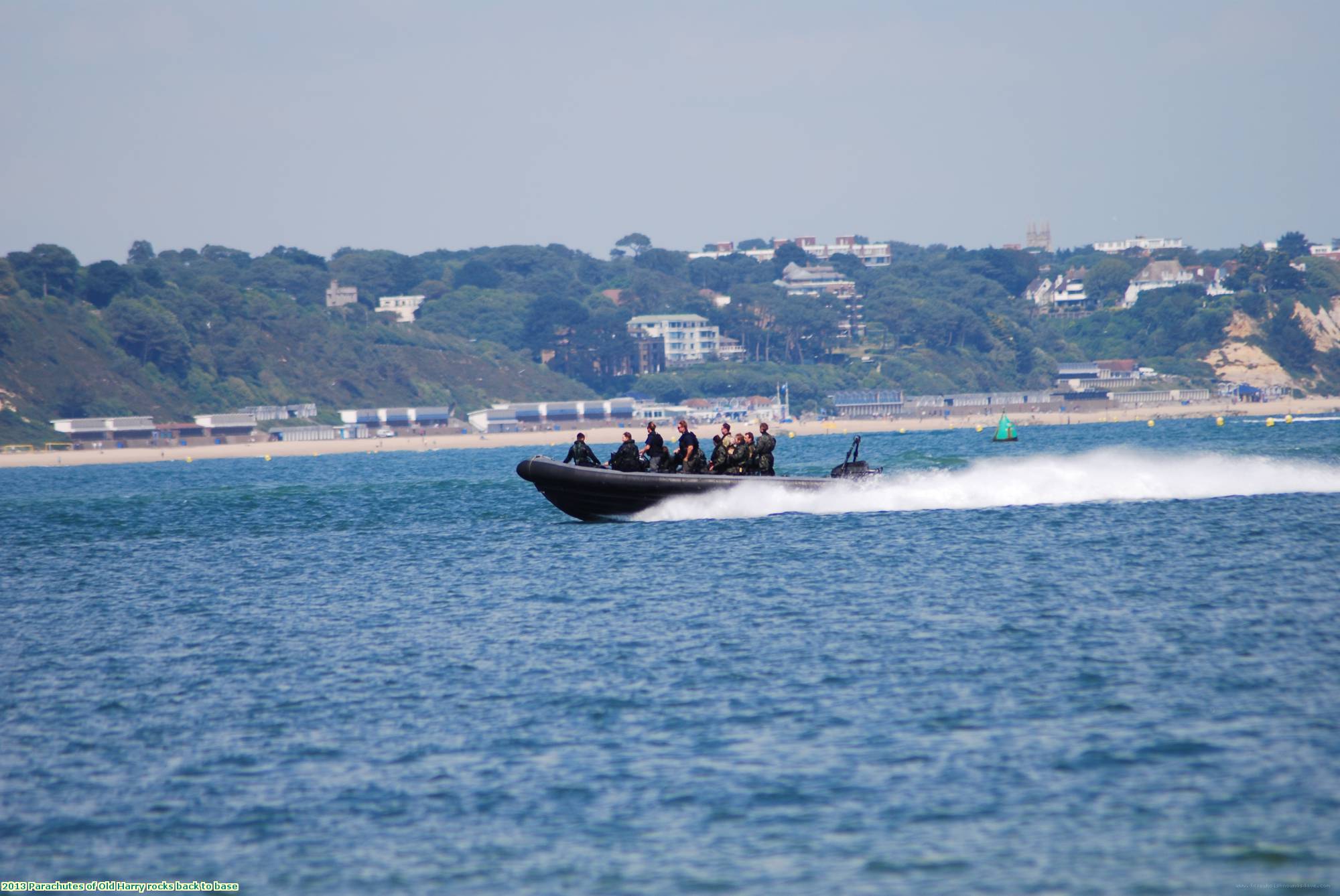 2013 Parachutes of Old Harry rocks back to base