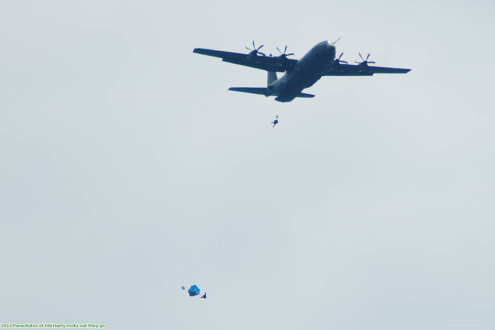 2013 Parachutes of Old Harry rocks out they go