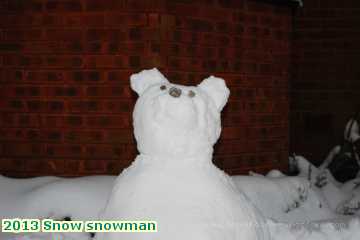  snow 2013 Snow snowman